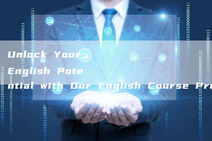 Unlock Your English Potential with Our English Course Promotion